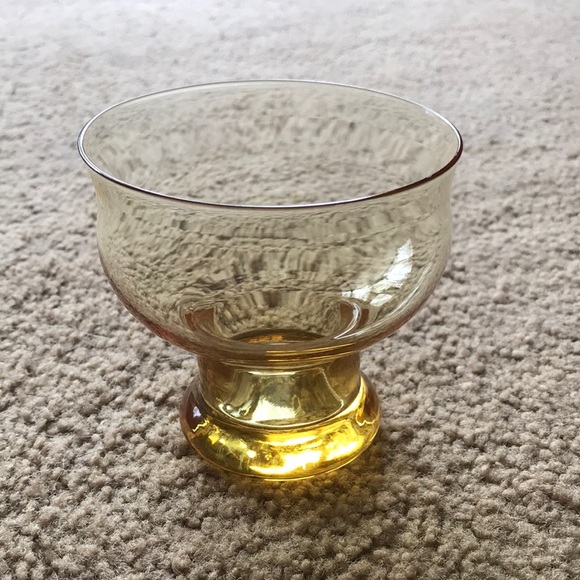 Vintage LENOX Clarion Yellow Blown Crystal Champagne Tall Sherbet Glass - Picture 11 of 11